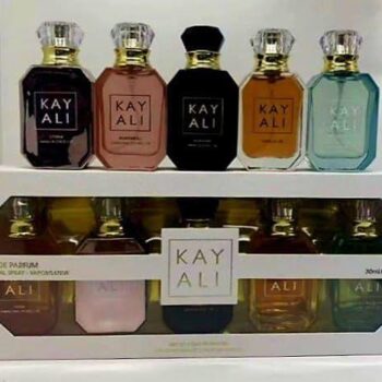Kayali (Vanilla/Utopia Vanilla Coco/Oudgasm Vanilla Oud/Sparkling Lychee/Maldives) Set (5x30ml) (White Box)